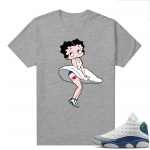 French Blue 13s Shirts Heather Grey Betty Monroe