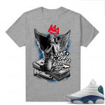 French Blue 13s Shirts Heather Grey Count your Blessings