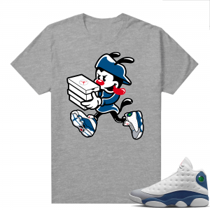 French Blue 13s Shirts Heather Grey Double Up