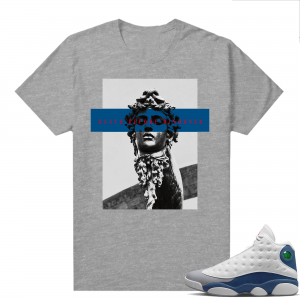 French Blue 13s Shirts Heather Grey Marcello Gior Death Before Dishoner