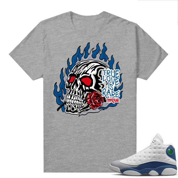 French Blue 13s Shirts Heather Grey Marcello Gior True Love