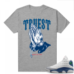 French Blue 13s Shirts Heather Grey Marcello Gior Truest