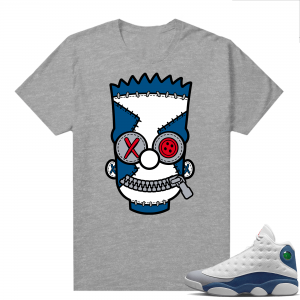 French Blue 13s Shirts Heather Grey Misfit Bart