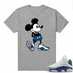 French Blue 13s Shirts Heather Grey Sneakerhead Mickey