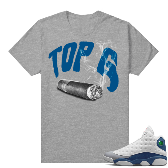 French Blue 13s Shirts Heather Grey Top G Cigar