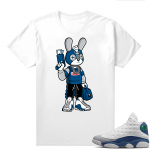 French Blue 13s Shirts White Bunny Toy