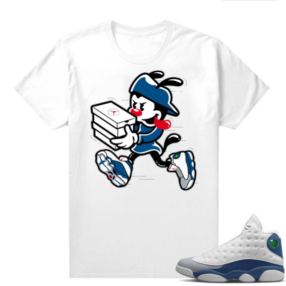 French Blue 13s Shirts White Double Up