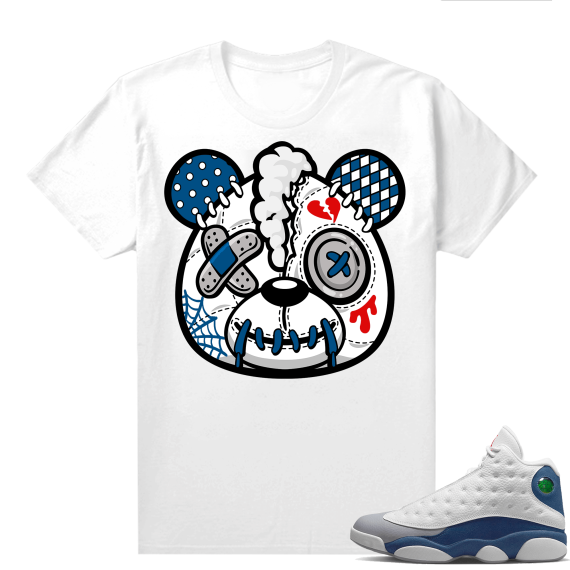 French Blue 13s Shirts White Heartbreak Bear