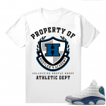 French Blue 13s Shirts White Hustlers Acadamy