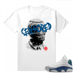 French Blue 13s Shirts White Marcello Gior Censored