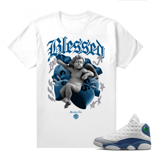 French Blue 13s Shirts White Marcello Gior Divine Blessed