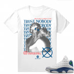 French Blue 13s Shirts White Marcello Gior Illusions