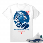 French Blue 13s Shirts White Marcello Gior Scared Money