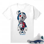 French Blue 13s Shirts White Nuwave Bear Anatomy