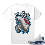 French Blue 13s Shirts White Paid In Full