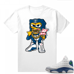 French Blue 13s Shirts White Savage Mode