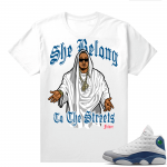 French Blue 13s Shirts White Toxic King