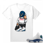 French Blue 13s Shirts White Trap Bear