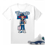 French Blue 13s Shirts White Trap Story