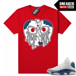 French Blue 13s Shirts to match Tees Red Crying Heart