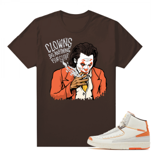 Jordan 2 Orange Sail Maison Chateau Rogue Shirts Brown Anything For Clout