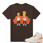 Jordan 2 Orange Sail Maison Chateau Rogue Shirts Brown Beavis Sneakerhead