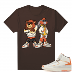 Jordan 2 Orange Sail Maison Chateau Rogue Shirts Brown Big Steppas