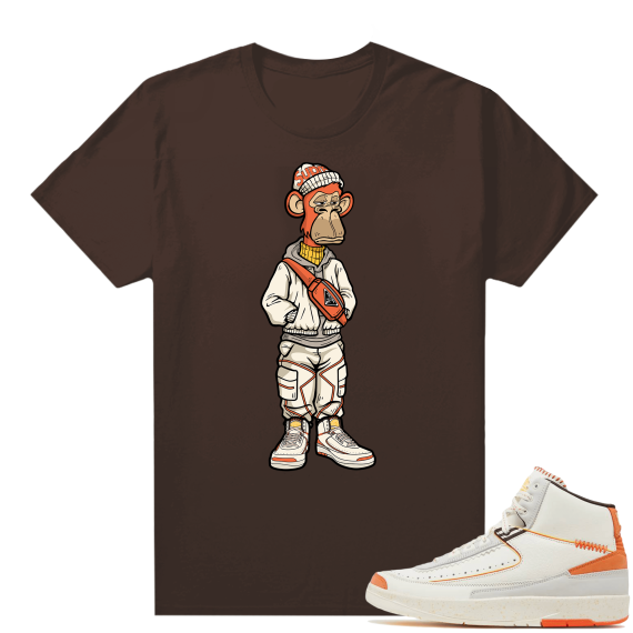 Jordan 2 Orange Sail Maison Chateau Rogue Shirts Brown Bored Ape Sneakerhead