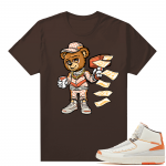 Jordan 2 Orange Sail Maison Chateau Rogue Shirts Brown Cash Cannon Bear