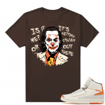 Jordan 2 Orange Sail Maison Chateau Rogue Shirts Brown Joker