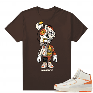 Jordan 2 Orange Sail Maison Chateau Rogue Shirts Brown Nuwave Bear Anatomy