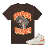 Jordan 2 Orange Sail Maison Chateau Rogue Shirts Brown Paper Chaser