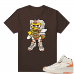 Jordan 2 Orange Sail Maison Chateau Rogue Shirts Brown Savage Mode