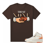 Jordan 2 Orange Sail Maison Chateau Rogue Shirts Brown Trust None