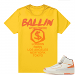 Jordan 2 Orange Sail Maison Chateau Rogue Shirts Gold Ballin Worldwide