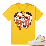 Jordan 2 Orange Sail Maison Chateau Rogue Shirts Gold Crying Heart