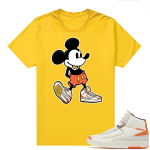 Jordan 2 Orange Sail Maison Chateau Rogue Shirts Gold Sneakerhead Mickey