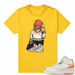 Jordan 2 Orange Sail Maison Chateau Rogue Shirts Gold Trap Bear