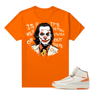 Jordan 2 Orange Sail Maison Chateau Rogue Shirts Orange Joker