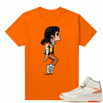 Jordan 2 Orange Sail Maison Chateau Rogue Shirts Orange MJ x AJ2