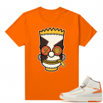 Jordan 2 Orange Sail Maison Chateau Rogue Shirts Orange Misfit Bart