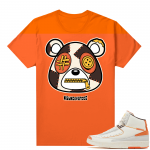 Jordan 2 Orange Sail Maison Chateau Rogue Shirts Orange Misunderstood Bear