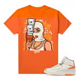 Jordan 2 Orange Sail Maison Chateau Rogue Shirts Orange TopRank Make it Rain