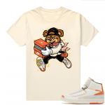 Jordan 2 Orange Sail Maison Chateau Rogue Shirts Sail Bear Sneaker Heist