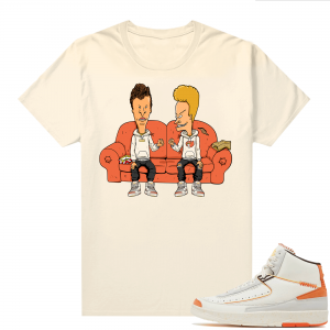 Jordan 2 Orange Sail Maison Chateau Rogue Shirts Sail Beavis Sneakerhead