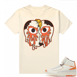 Jordan 2 Orange Sail Maison Chateau Rogue Shirts Sail Crying Heart