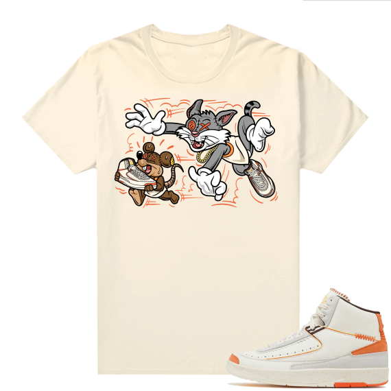 Jordan 2 Orange Sail Maison Chateau Rogue Shirts Sail Finessed