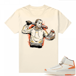 Jordan 2 Orange Sail Maison Chateau Rogue Shirts Sail Jason Cop