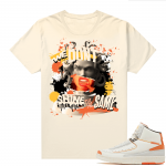 Jordan 2 Orange Sail Maison Chateau Rogue Shirts Sail Medusa