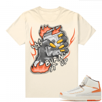 Jordan 2 Orange Sail Maison Chateau Rogue Shirts Sail Money To Burn